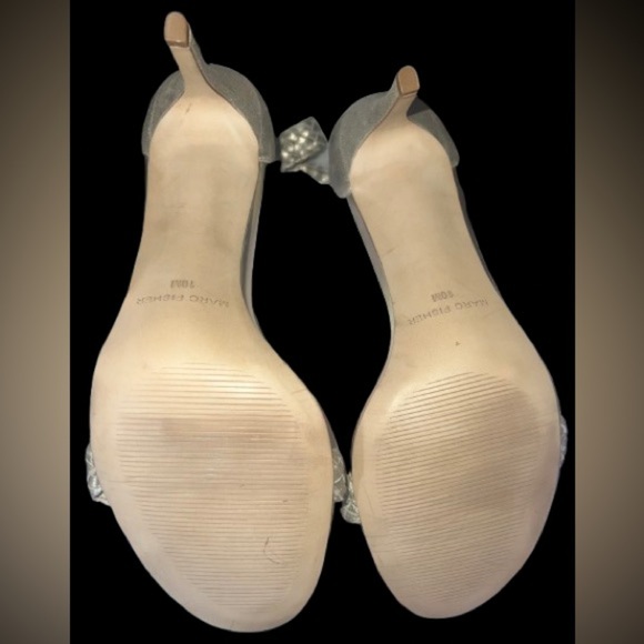 Marc Fisher Braelin Braided ankle strap, microsuede sandal, sz 10M - Picture 6 of 6